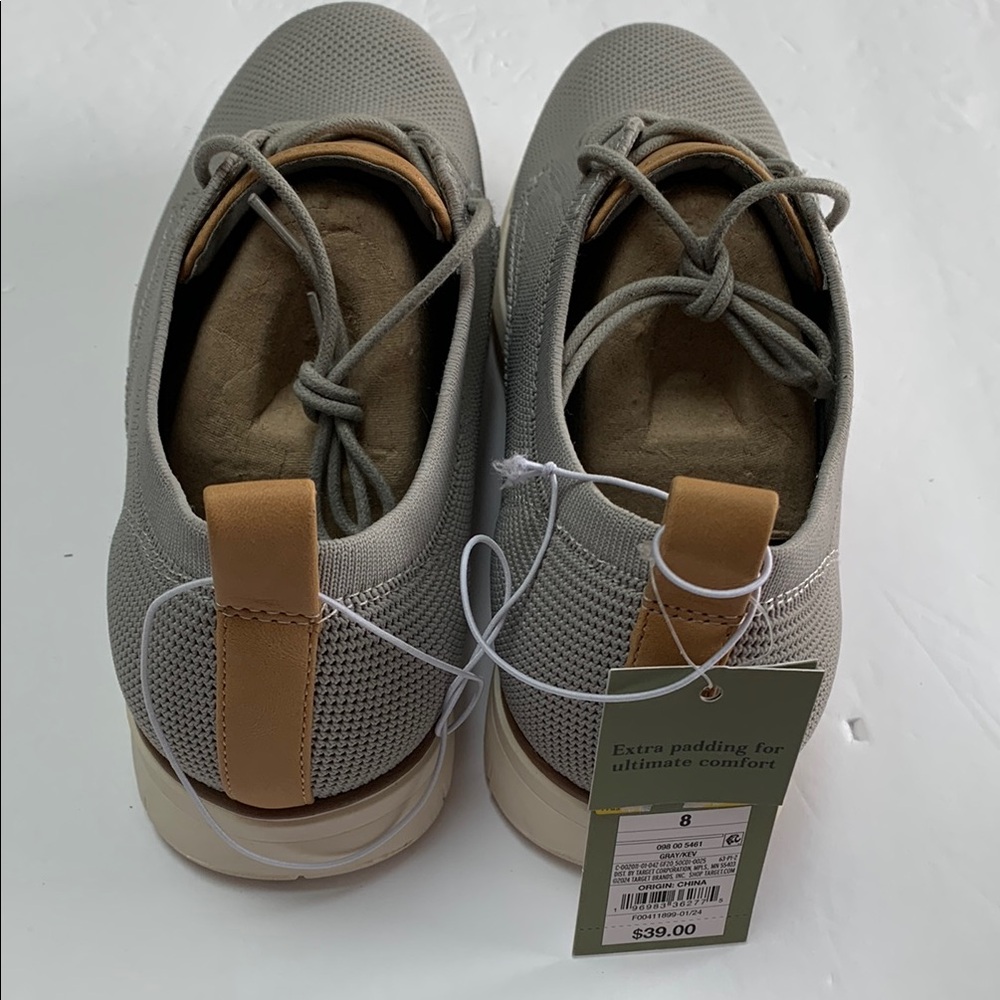 Goodfellow & Co Gray and Tan Oxfords,Man shoes. Size 8 brand new with tags. - Picture 3 of 6